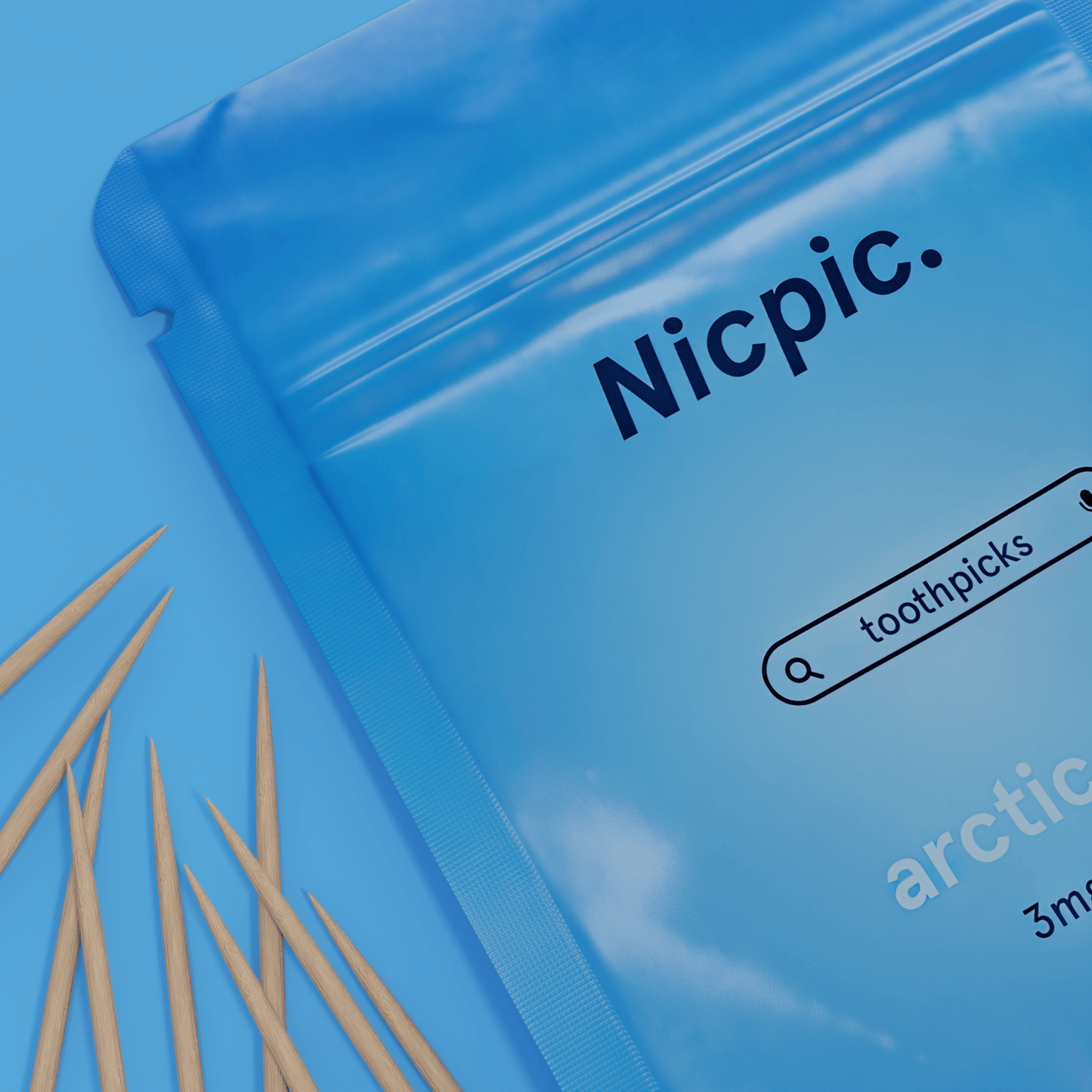 ARCTIC MINT - NICOTINE INFUSED FLAVOURED TOOTHPICKS-Nicpic-Nicpic