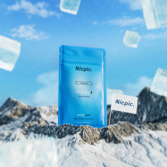 ARCTIC MINT ENERGY - CAFFEINE INFUSED FLAVOURED TOOTHPICKS